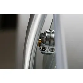 WELLTIME Runddusche WELLTIME "Summer", grau (chromfarben), B:80cm H:185cm T:80cm, Duschkabinen, mit großem Verstellbereich, Duschabtrennung mit Schiebetüren