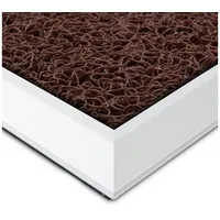 Etm Alu-Desinfektionsmatte Hygienic Mat Spaghetti-Matten-Einlage Braun