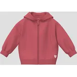 s.Oliver Sweatshirtjacke mit Kapuze und Stickerei - pink - 80