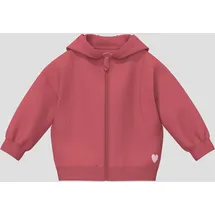 s.Oliver Sweatshirtjacke mit Kapuze und Stickerei - pink - 80