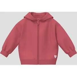 s.Oliver Sweatshirtjacke mit Kapuze und Stickerei - pink - 80