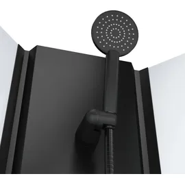 Marwell Komplettdusche 85x85x198 - Marwell Prime Style – Fertigdusche mit Acrylwanne, Armatur & 4 mm, Sicherheitsglas