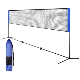 Best Sporting Volleyballnetz Outdoor 4 in 1 I Badmintonnetz 310cm breit I Badminton Netz Garten höhenverstellbar