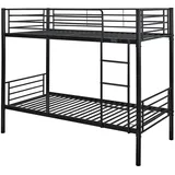 Habitat et Jardin Etagenbett Adam 90 x 190 cm Metall schwarz