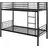 Habitat et Jardin Etagenbett Adam 90 x 190 cm Metall schwarz