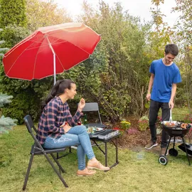 Relaxdays Ø 180 cm Rot