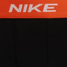 Nike Trunk Boxershorts Schwarz / Orange / Rot M 3er Pack