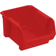 Stanley Lagersichtkasten Polypropylen 2 Rot