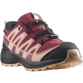 Salomon XA Pro V8 Cswp Wanderschuhe - Earth Red / Black / Almond Cream - EU 34