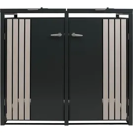 MCW Mülltonnenverkleidung O67 122 x 132 x 84 cm anthrazit