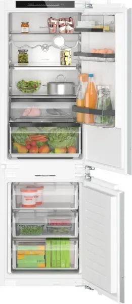 Bosch KIN86SDD0 Serie 6, Einbau-Kühl-Gefrier-Kombination mit Gefrierbereich unten, 177.2 x 55.8 cm, Flachscharnier mit Softeinzug