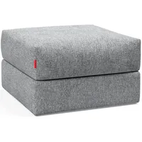 Innovation Living Hocker Cornila Polyester 75 x 45 x 75 cm Grau