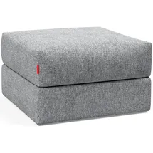 Innovation Living Hocker Cornila Polyester 75 x 45 x 75 cm Grau