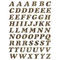 Herma Buchstaben 8 mm, 61 Etiketten Aufdruck: A-Z Prismaticfolie,