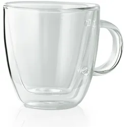WAS Germany - Espresso doppio Tasse Enjoy,  0,15 ltr., Ø 7,9 cm,  Borosilikatglas