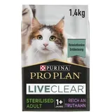 Purina Pro Plan LiveClear Sterilised Adult Truthahn 1,4 kg