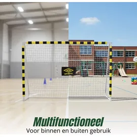 Umbro Fußballtor Schwarz/Gelb 300 x 200 x 90 cm