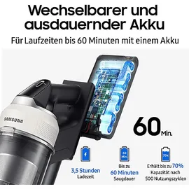 Samsung Bespoke AI Jet CompleteClean VS80F28EFP/WD Pebble Grey