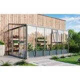 Vitavia Anlehn-Gewächshaus "Helena 10200",anthrazit,10,2 m2