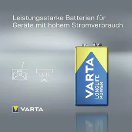 Varta Longlife Power 9V 2 St.