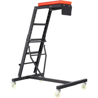 Vevor Automotive Topside Creeper Kraftfahrzeuge, Creeper für Autoreparatur und -wartung, mit Einstellbarer Höhe von 126 bis 192 cm, 181,44 kg Kapazität, Hohe Creeper, 4 Lenkrollen, Robust