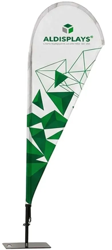 BeachFlag Tropfen Dropflag doppelseitig Grösse S