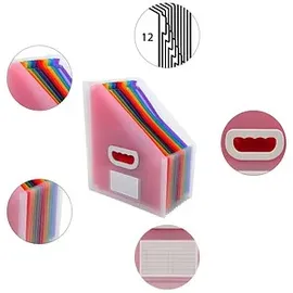 Exacompta Fächer-Stehsammler 55598E Transparent 26,5 x 32,5 cm 1 St.