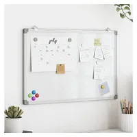 VidaXL Magnetisches Whiteboard 80x60x1,7 cm Aluminium