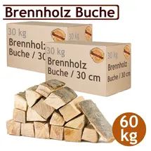 FLAMEUP Brennholz Buche 30 cm 60 kg