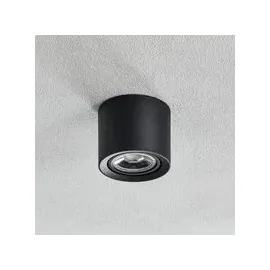 LUCIDE FEDLER 1x12W rund Aluminium Schwarz