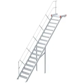 Euroline Podesttreppe Euroline 511 100 cm Aluminium