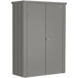 Biohort Terrassenschrank Romeo M 132 x 57 x 181 cm Grau