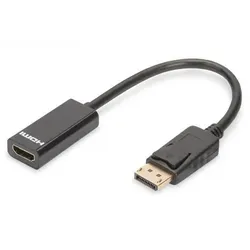 DIGITUS DisplayPort-Adapterkabel - DisplayPort / HDMI 0,15m