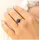 Celesta Ring blau | gelb 58