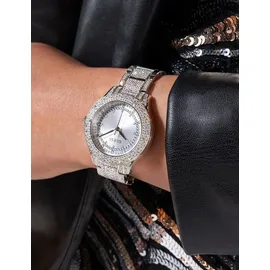 GUESS Damen Armbanduhr Shooting Star Silber GW0746L1 - Silber