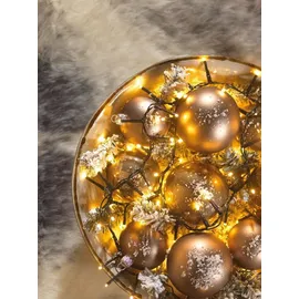 Lumineo LED-Lichterkette 2000 LED 45 m grünes Kabel in warm weiß - Grün