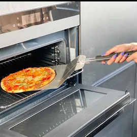 Intirilife Pizzaschieber aus Edelstahl in Silber, Metall, 24.5x6.5x53.5 cm, Kochen, Küchenhelfer, Sonstige Küchenhelfer