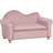 Homcom Kindersofa mit Stauraum 84 x 41,5 x 48,5 cm Kunststoff rosa