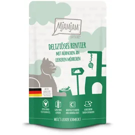 MjAMjAM Quetschies deliziöses Rentier mit Hühnchen 24 x 125 g