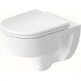 Duravit D-Code Wand-WC mit WC-Sitz Weiß Hochglanz