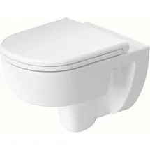 Duravit D-Code Wand-WC mit WC-Sitz Weiß Hochglanz