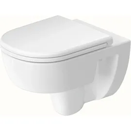 Duravit D-Code Wand-WC mit WC-Sitz Weiß Hochglanz