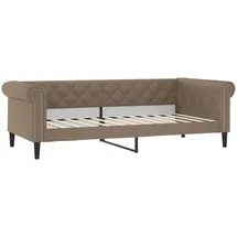 vidaXL Tagesbett 100 x 200 cm Cappuccino-Braun