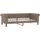 vidaXL Tagesbett 100 x 200 cm Cappuccino-Braun