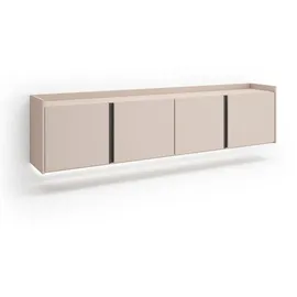 SKRAUT HOME Lowboard 207x50x35 cm Beige Holzwerkstoff
