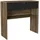 moebel17 Luis Konsolentisch 90x90x35,5 walnuss schwarz