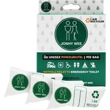 Jonhy Wee Notfalltoilette, Unisex, 3er-Pack