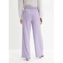 bonprix Bundfaltenhose Loose Fit Lila 42