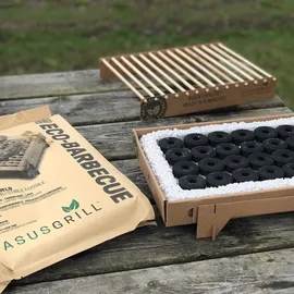 Buri Einweggrill beige