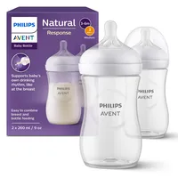 Philips Avent Natural Response - Babyflasche 260ml, mittlere Durchflussrate - SCY903/02